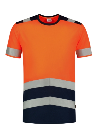 T-Shirt High Vis Bicolor – Bild 3